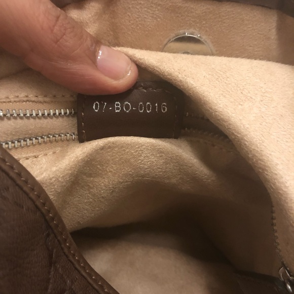 Christian Dior Buttery Soft Brown Leather Quilted - Picture 4 of 5